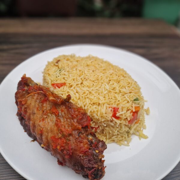 Coconut Rice and Turkey