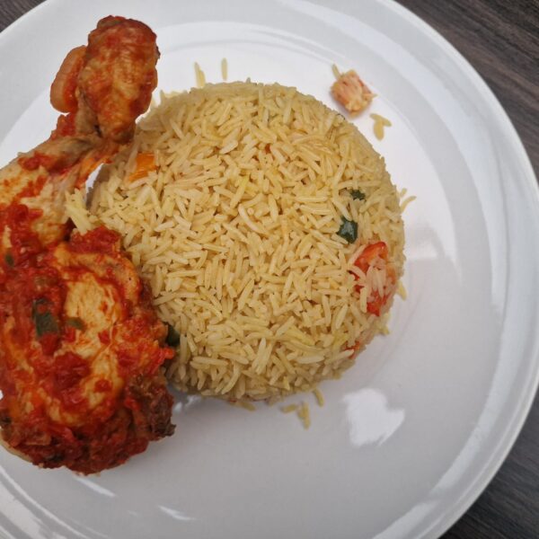 Coconut Rice and Chicken