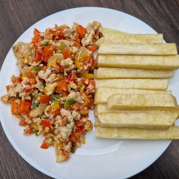 Yam and Egg Sauce