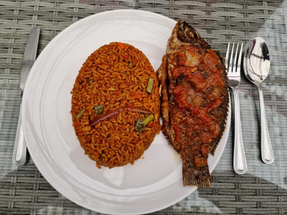 Jollof Rice and Fish
