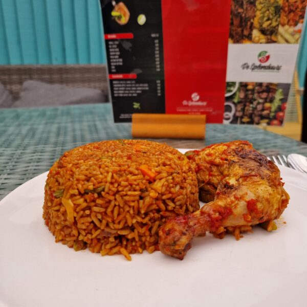 Jollof Rice with Chicken